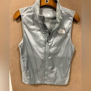 The North Face insulated vest blue/grey colored size S in excellent‎ condition